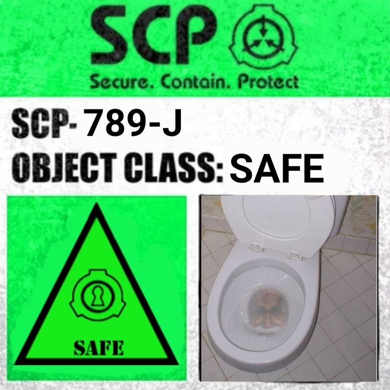 SCP-789-J Sign Blank Meme Template