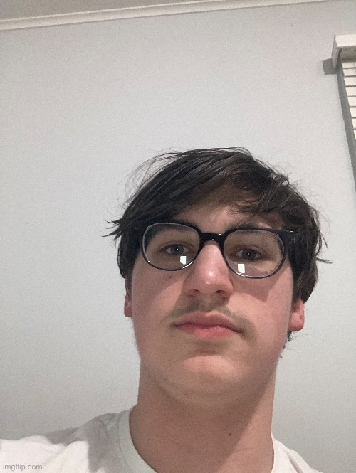 Wearing glasses because I took out my contacts | made w/ Imgflip meme maker