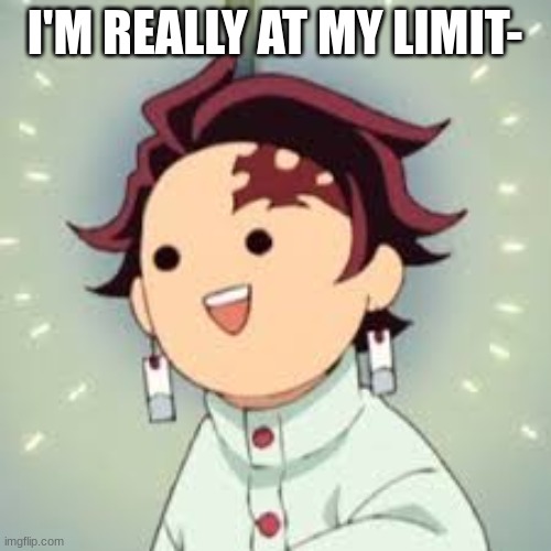 I'M REALLY AT MY LIMIT- | made w/ Imgflip meme maker