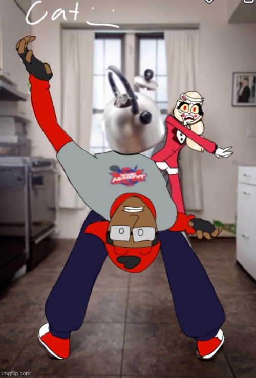 haha drawing characters over goofy ass stock images is funny give me more stock images and characters | made w/ Imgflip meme maker