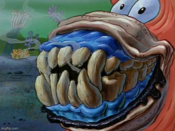 Caveman Patrick Smiling | image tagged in caveman patrick smiling | made w/ Imgflip meme maker