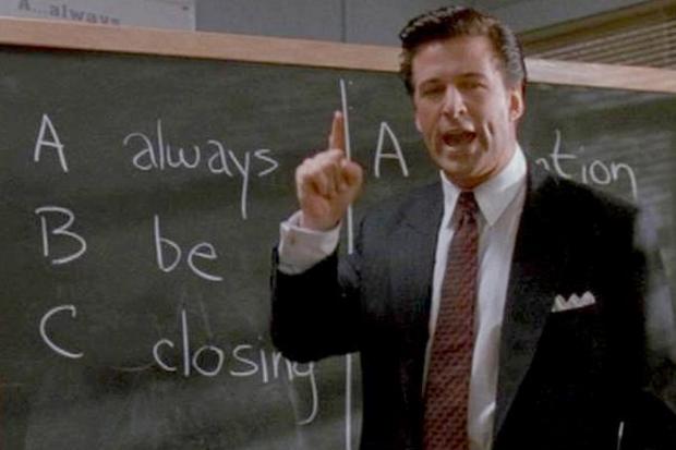 High Quality Glengarry Glen Ross - Always Be Closing (pre-formatted) Blank Meme Template