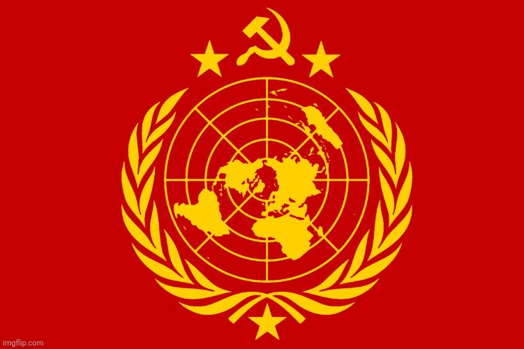 WUSSR (World USSR) flag | image tagged in wussr world ussr flag | made w/ Imgflip meme maker
