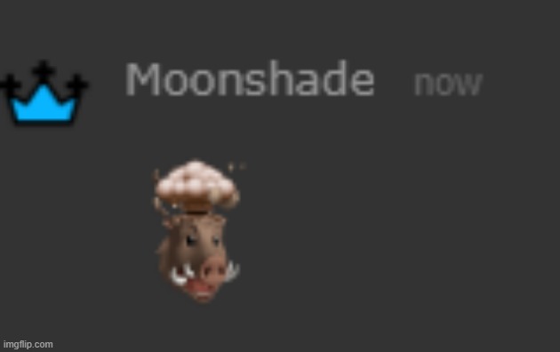 Moonshade Exploding Boar Head | image tagged in moonshade exploding boar head | made w/ Imgflip meme maker