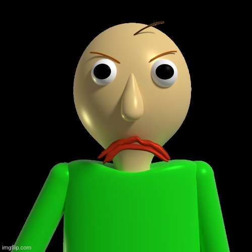 Angry Baldi | image tagged in angry baldi | made w/ Imgflip meme maker