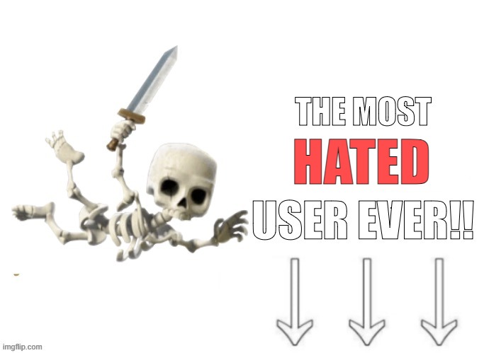 The most x user ever | HATED | image tagged in the most normal user ever | made w/ Imgflip meme maker