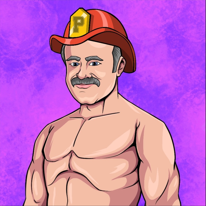 High Quality Fireman Phil Blank Meme Template