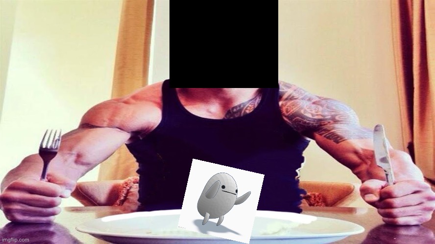 Dwayne the rock eating | image tagged in dwayne the rock eating | made w/ Imgflip meme maker