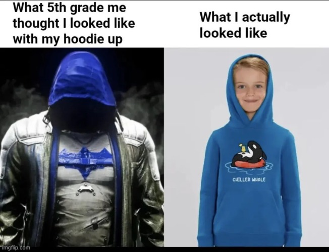 I thought I looked so cool :( | image tagged in memes,funny,childhood,school,relatable | made w/ Imgflip meme maker