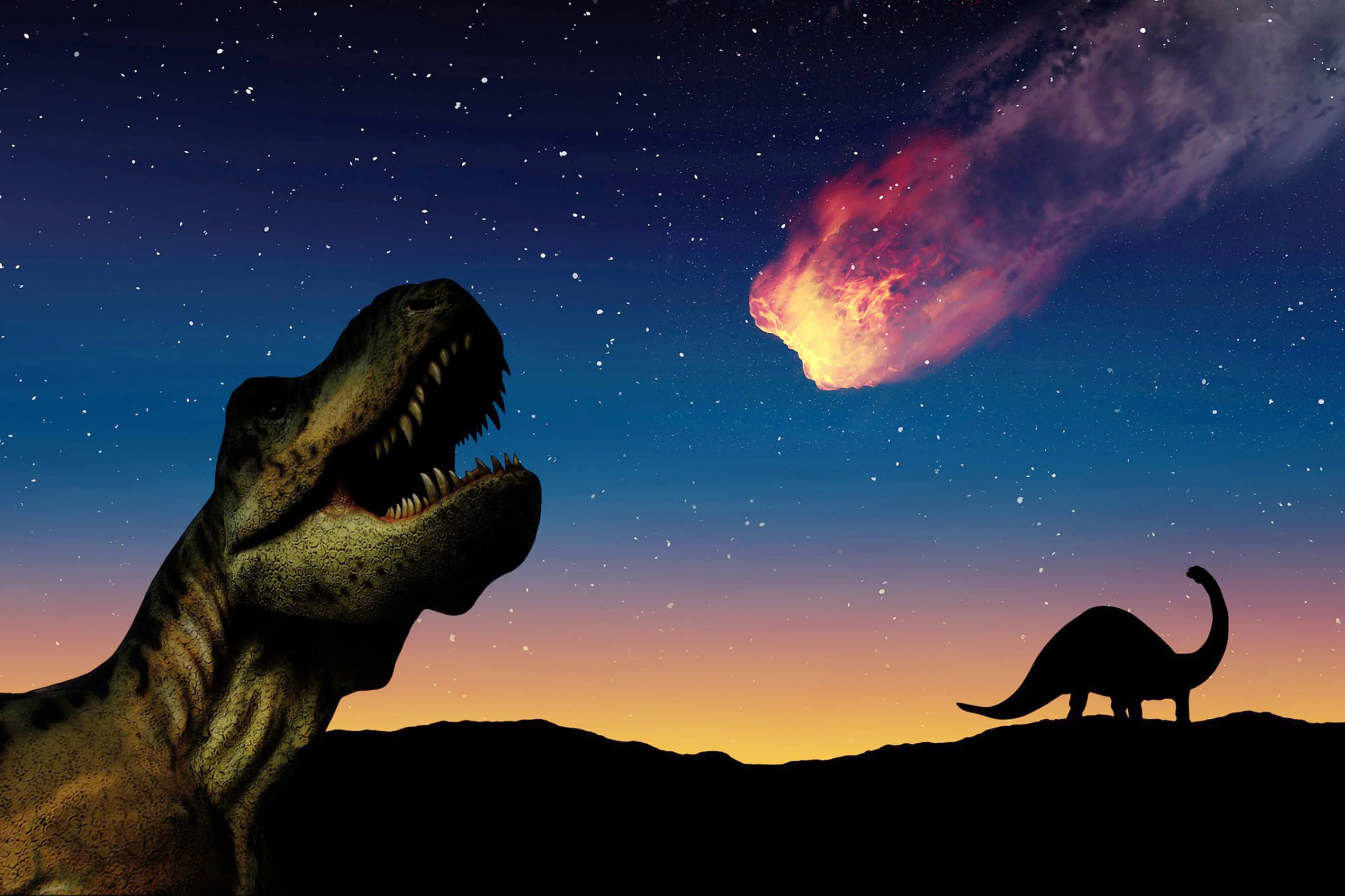 Dino Meteor Blank Meme Template