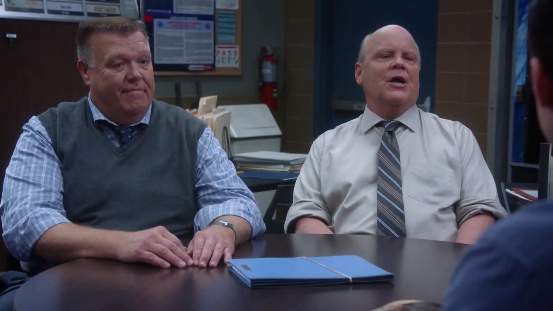 High Quality Hitchcock and Scully Brooklyn 99 Blank Meme Template