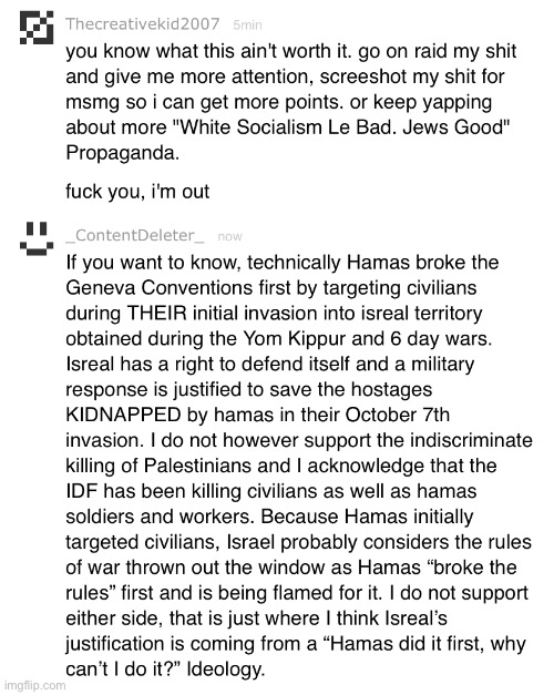 The funny thing is, even Israelis have started calling for the war to end. But yeah. I’ve been giving him too much attention lma | made w/ Imgflip meme maker