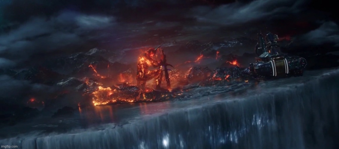 Surtur destroying Asgard | image tagged in surtur destroying asgard | made w/ Imgflip meme maker