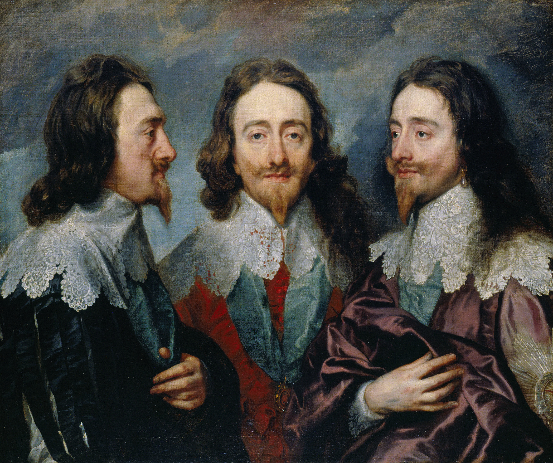 Charles I in Three Positions Blank Meme Template