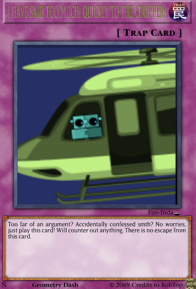 Scratch’s chopper Blank Meme Template