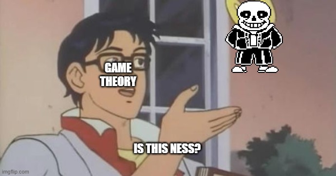 Is This a Pigeon | GAME THEORY; IS THIS NESS? | image tagged in is this a pigeon | made w/ Imgflip meme maker