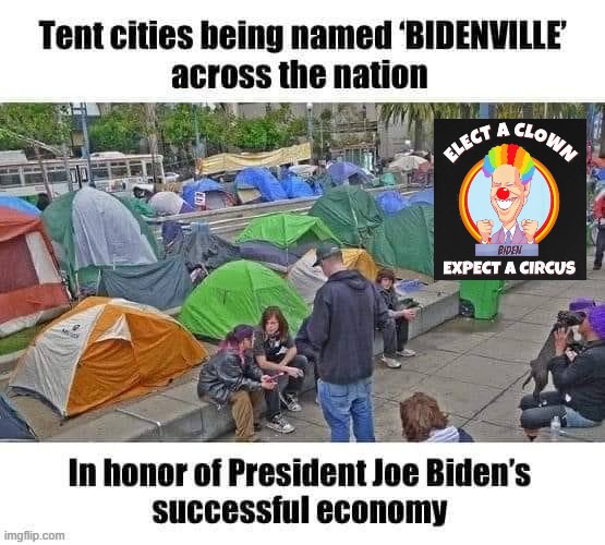 Joe's circus | image tagged in tent,circus,joe biden | made w/ Imgflip meme maker