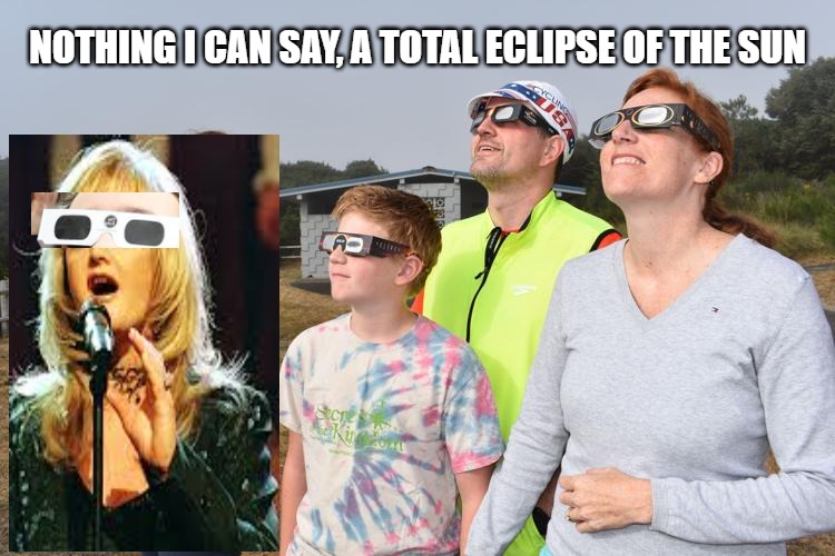 Solar Eclipse | NOTHING I CAN SAY, A TOTAL ECLIPSE OF THE SUN | image tagged in solar eclipse | made w/ Imgflip meme maker