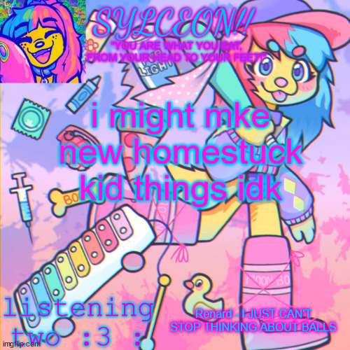 THIS IS SYLCEON SPEAKJIN AND UR LISTENIN 2 4LUNG!! | i might mke new homestuck kid things idk; Renard - I JUST CAN'T STOP THINKING ABOUT BALLS | image tagged in this is sylceon speakjin and ur listenin 2 4lung | made w/ Imgflip meme maker