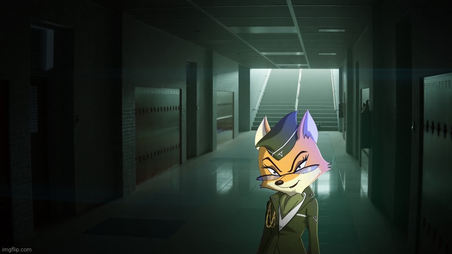 Lt fox Vixen in the liminal spaces I guess. | image tagged in north korea,liminal space | made w/ Imgflip meme maker