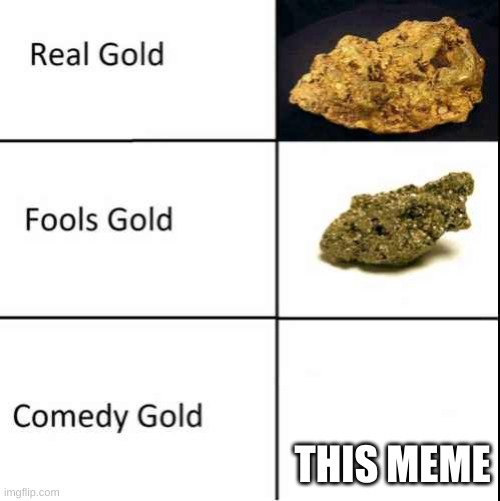 Comedy Gold | THIS MEME | image tagged in comedy gold | made w/ Imgflip meme maker