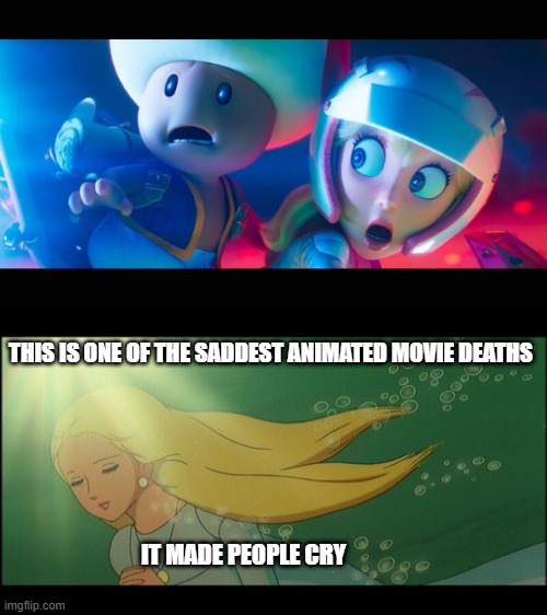 one of the saddest movie deaths of all time Blank Meme Template