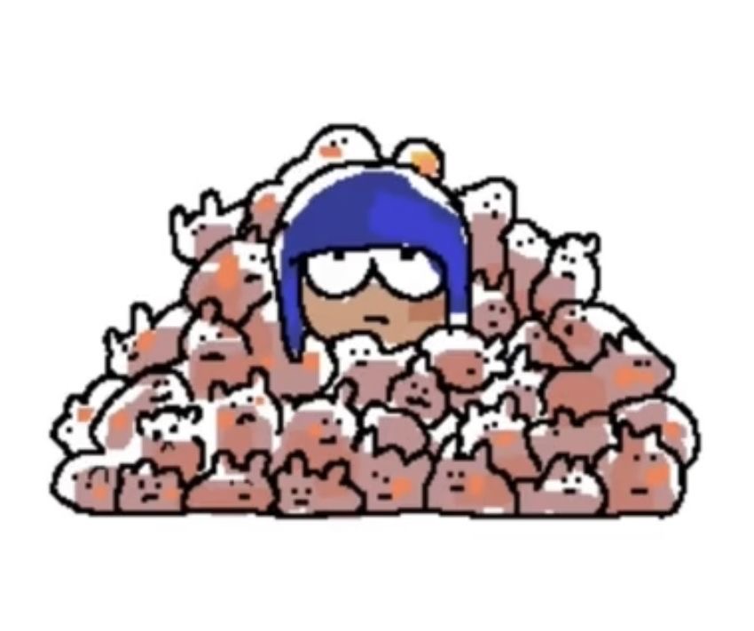 High Quality pile of creatures Blank Meme Template