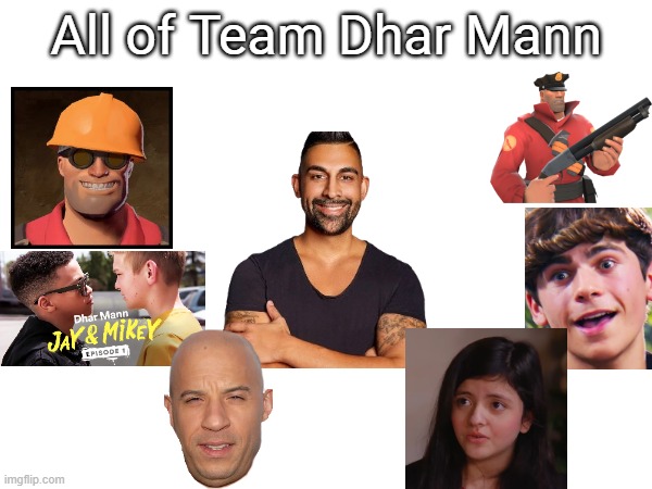 All of Team Dhar Mann | All of Team Dhar Mann | made w/ Imgflip meme maker
