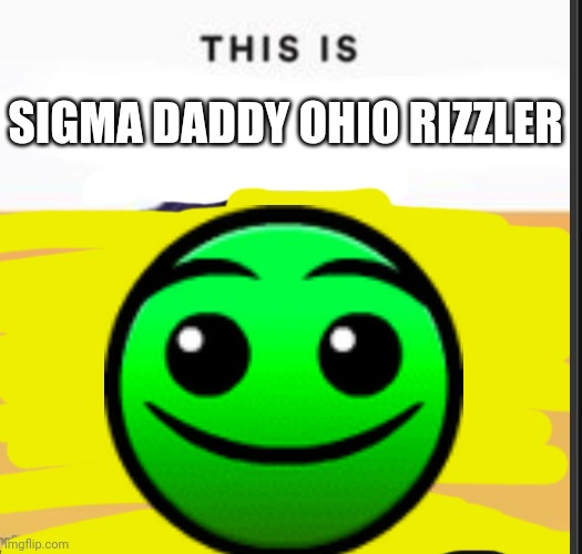 This is FIRE IN THE HOOOOOOLE | SIGMA DADDY OHIO RIZZLER | image tagged in this is blank | made w/ Imgflip meme maker