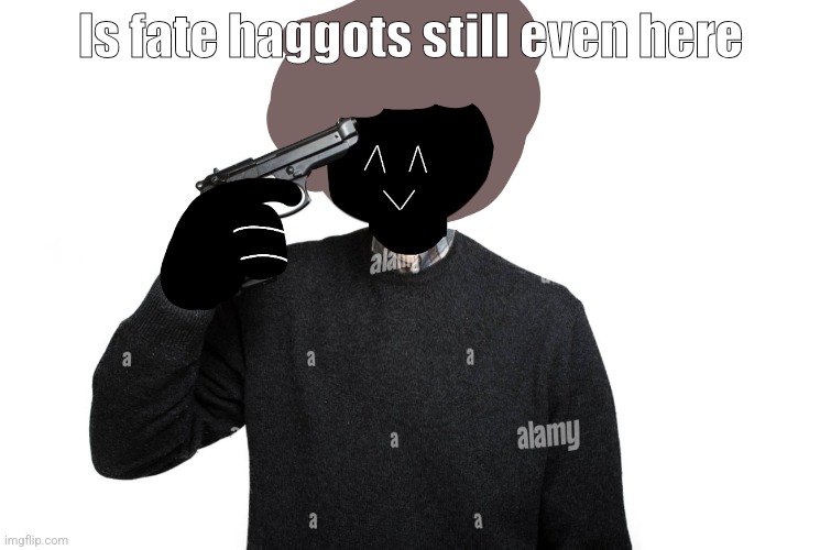 Btw for the snowflake newbies he's an og user here | Is fate haggots still even here | image tagged in ben pointing a gun at himself | made w/ Imgflip meme maker