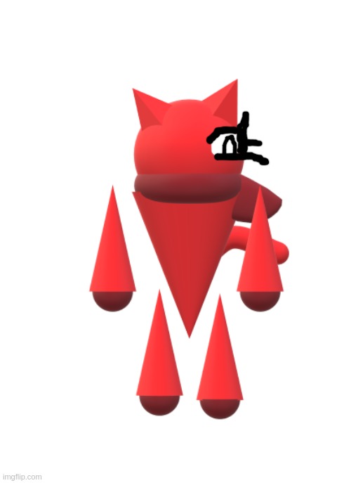 I have no idea why I made this thing (I call it Scarfbi because it was based off of Scarf_'s character) | made w/ Imgflip meme maker