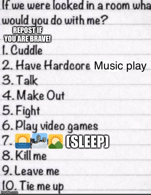 Lul | Music play | image tagged in if we were locked in a room what would you do with me | made w/ Imgflip meme maker