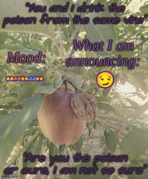 @Poison's other announcement temp | 😏😏🥵🥵🤤🤤💦💦😘😘; 😏 | image tagged in poison's other announcement temp | made w/ Imgflip meme maker