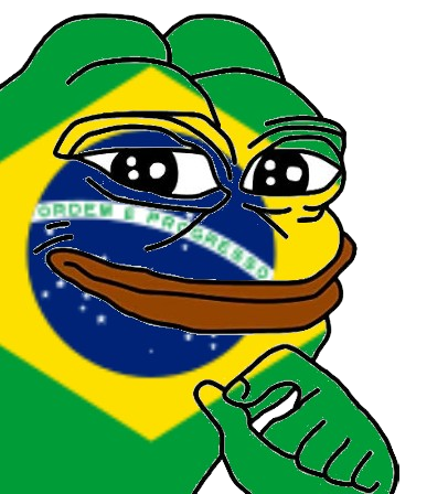 High Quality Brazil Pepe Blank Meme Template