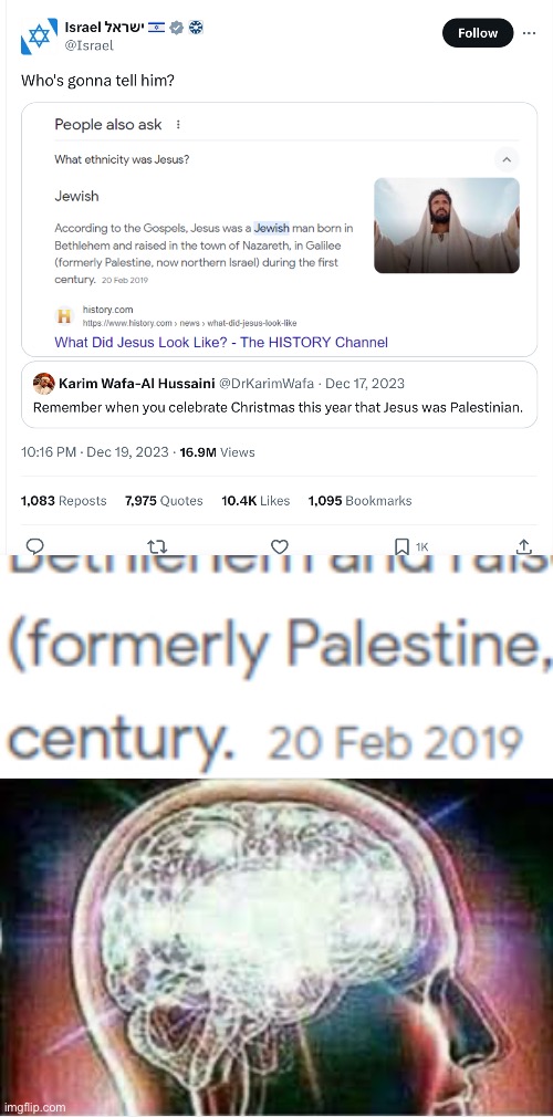 According to “Israel”, Palestinian Jews don’t exist apparently | made w/ Imgflip meme maker