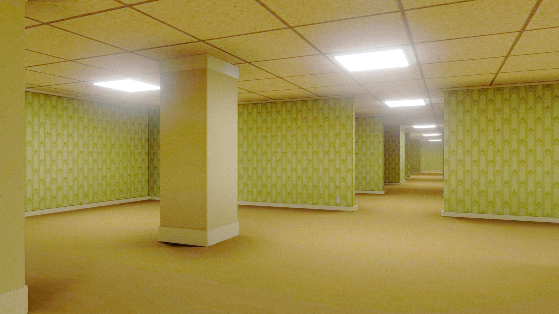 Backrooms Blank Meme Template