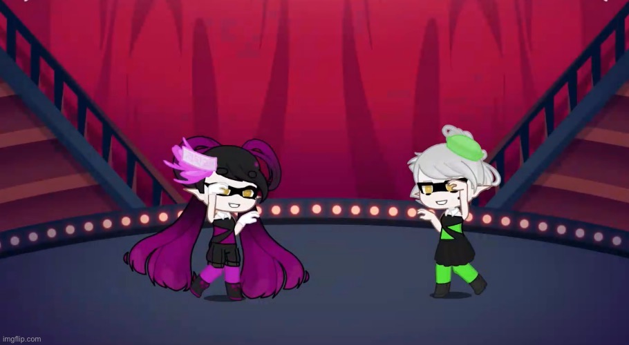 Callie and Marie what do you think | image tagged in splatoon,callie,marie,squid sisters | made w/ Imgflip meme maker