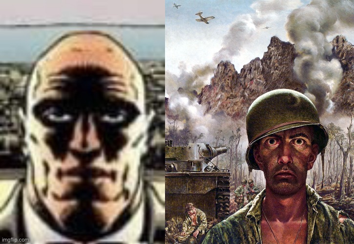 image tagged in 1000 yard stare | made w/ Imgflip meme maker