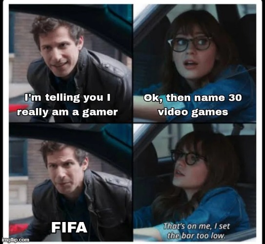 He's technically correct | image tagged in fifa,memes,funny,no no hes got a point,lol,gaming | made w/ Imgflip meme maker