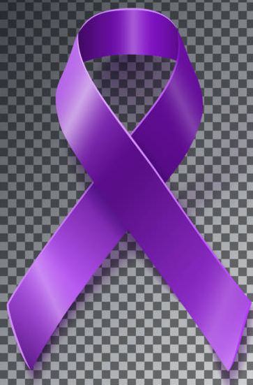 High Quality Purple DV Ribbon Blank Meme Template