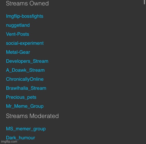 bro it’s so trippy seeing my top streams below my other streams | made w/ Imgflip meme maker
