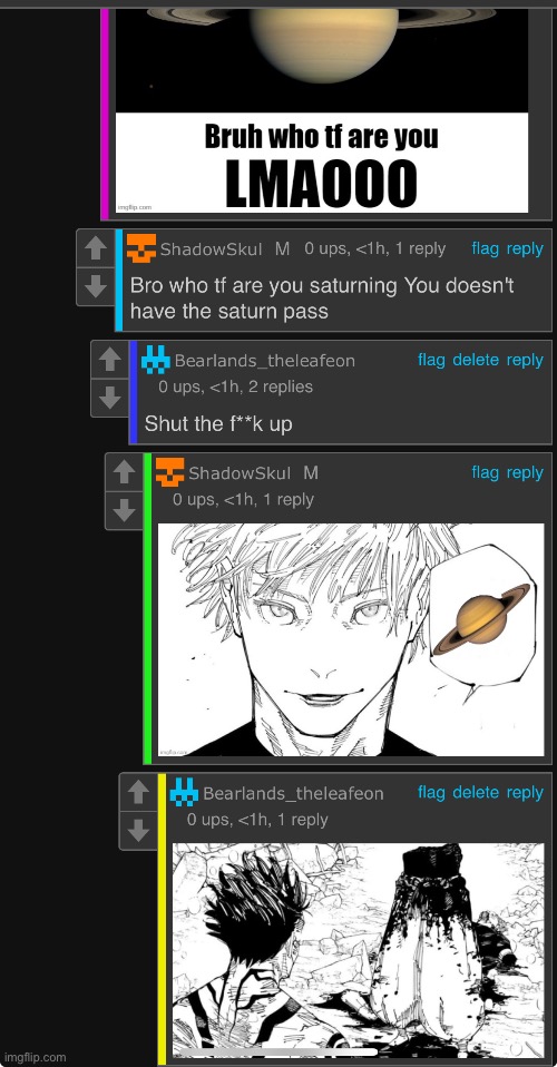 I said this to a mod I’m very scared | made w/ Imgflip meme maker