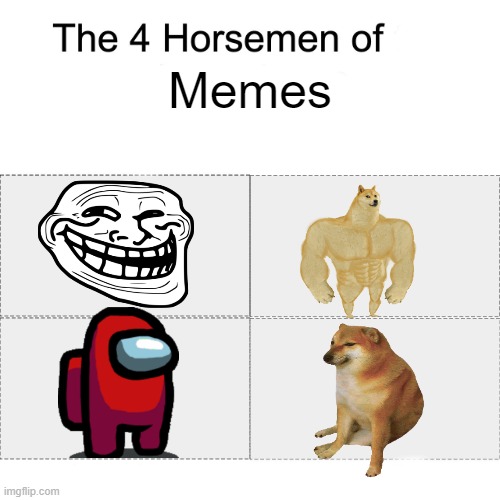 Stamps! Approved! | Memes | image tagged in four horsemen | made w/ Imgflip meme maker
