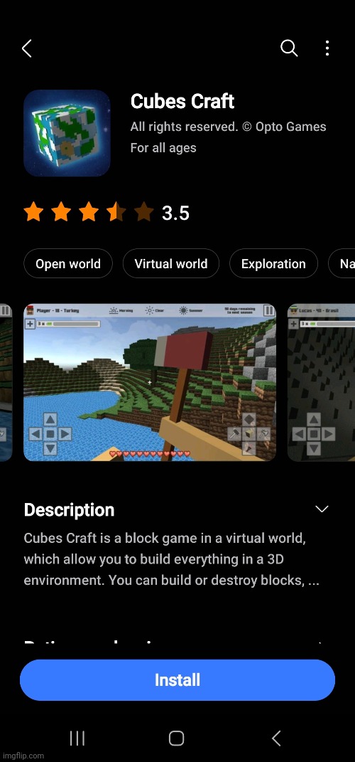 real ones played the fake minecraft games | made w/ Imgflip meme maker