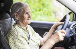 High Quality Old lady driving Blank Meme Template