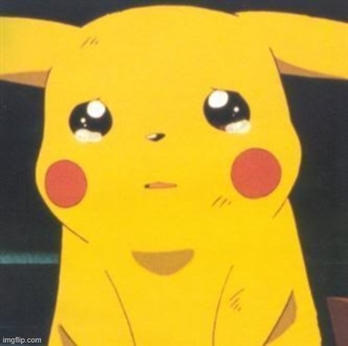 I'm sorry sad pikachu | image tagged in i'm sorry sad pikachu | made w/ Imgflip meme maker