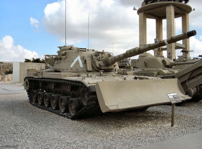 You can legally own a tank in the US | image tagged in tank plow | made w/ Imgflip meme maker