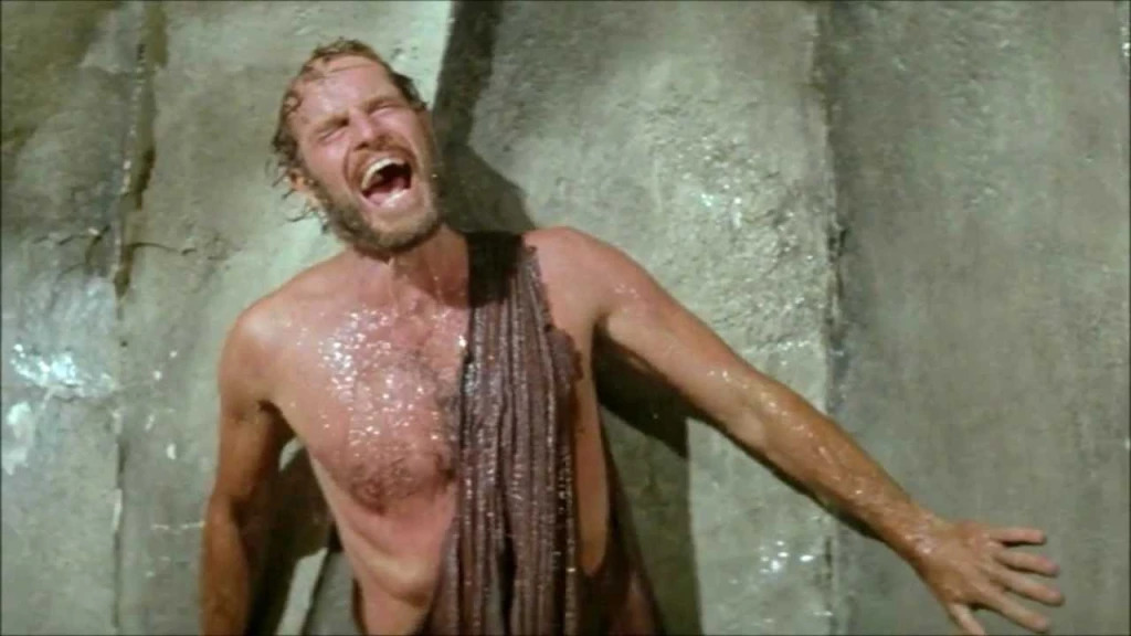 High Quality Planet of the Apes Charlton Heston Blank Meme Template