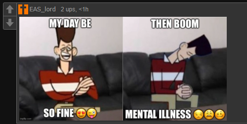 mental illness Blank Meme Template