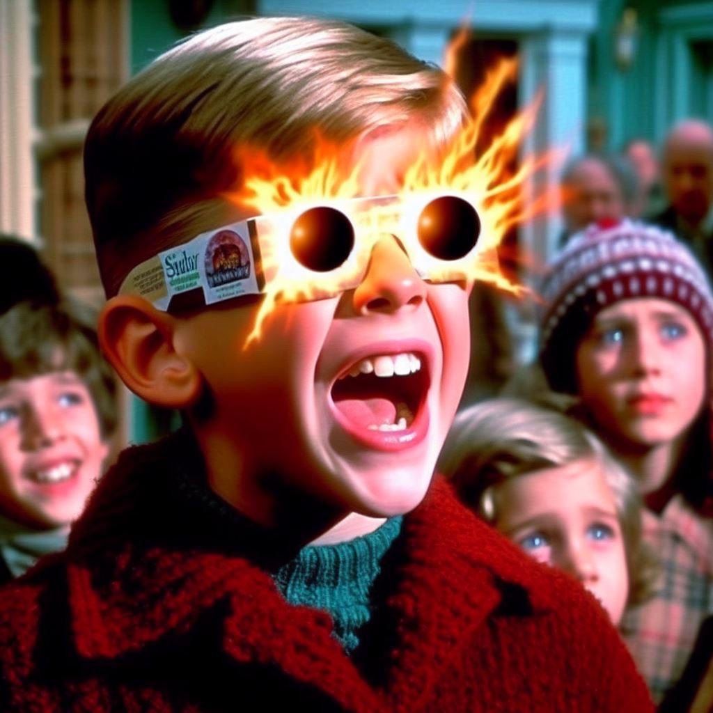 High Quality Christmas Story - burn your eyes Blank Meme Template